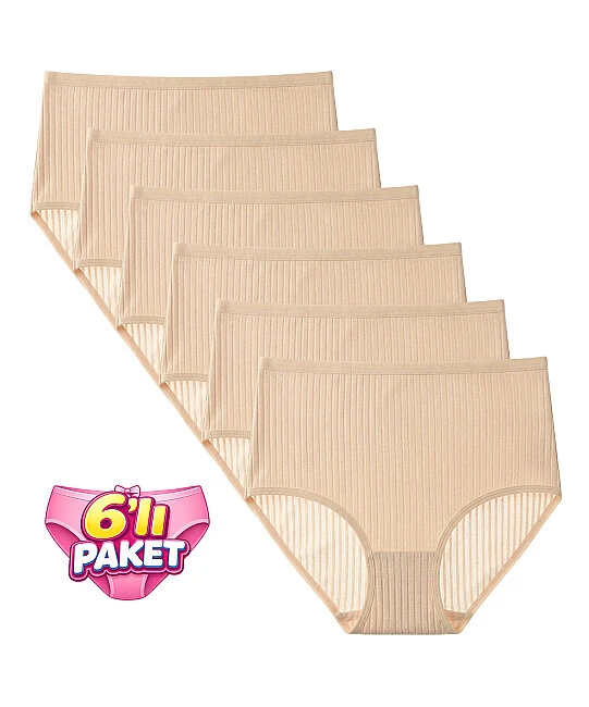 6'lı Paket Bambu Kaşkorse Bato Külot - TEN