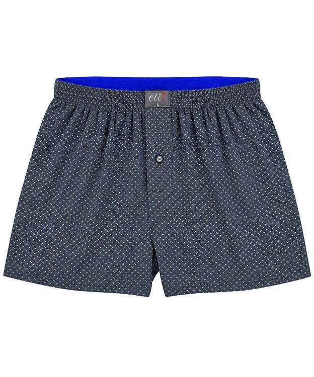 6'lı Paket Erkek Havlu Bel Desenli Boxer - ASORTİ - 5