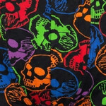 Desenli Likralı Erkek Boxer - SKULL Skull