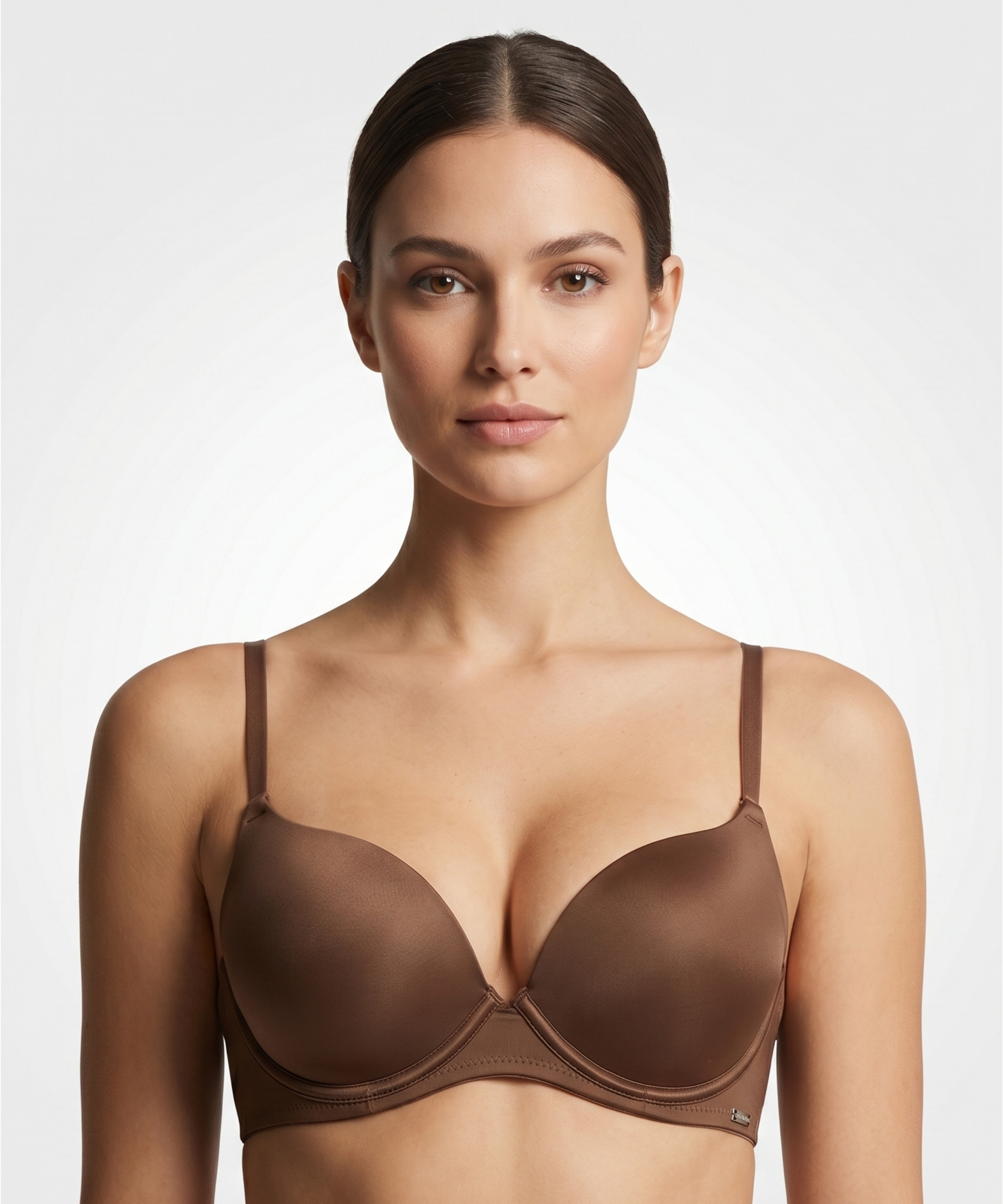 Bambi Double Push Up Destekli Sütyen - CARAMEL