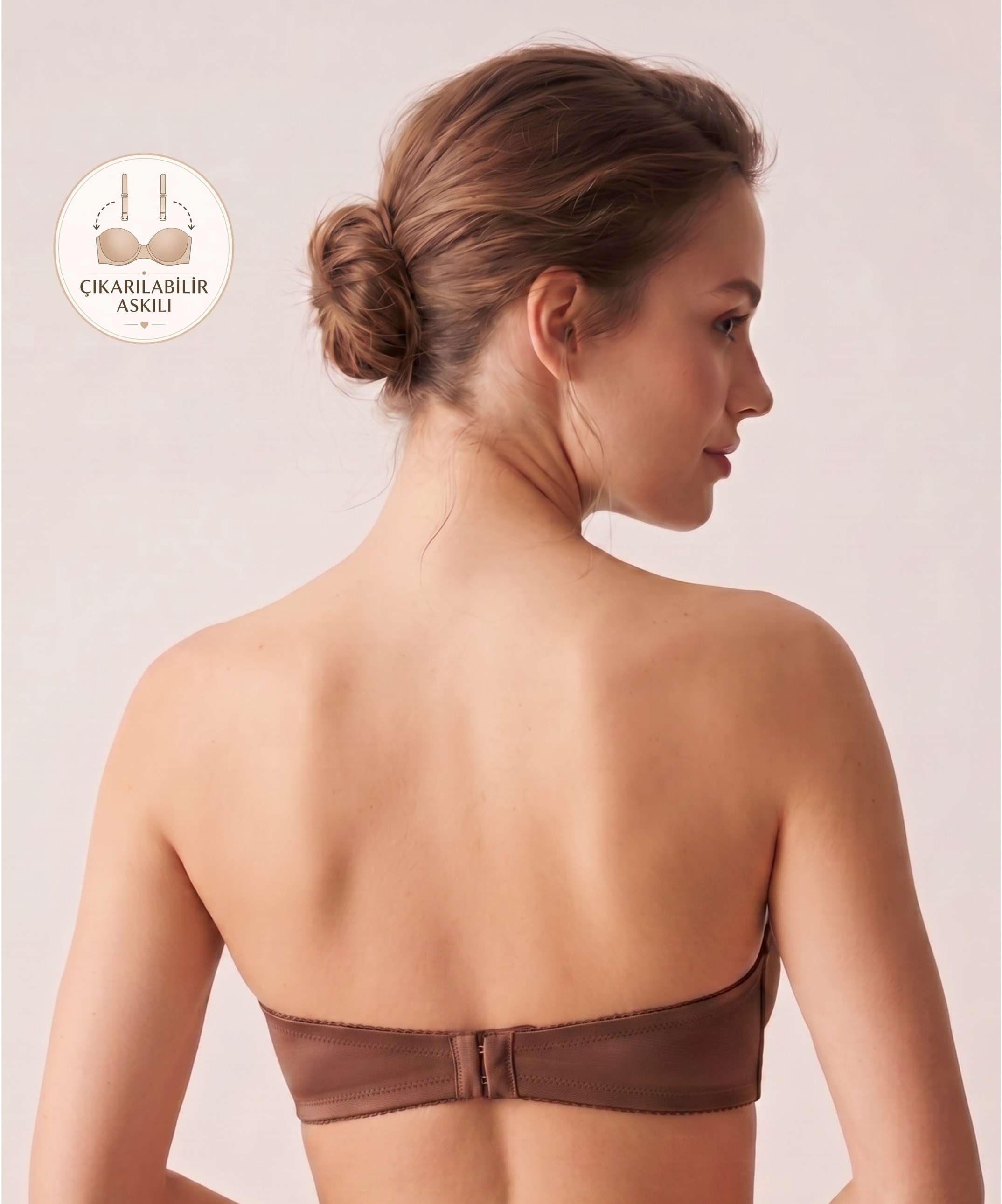 Betty Double Push Up Destekli Sütyen - CARAMEL (1)