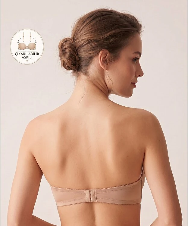 Betty Double Push Up Destekli Sütyen - LATTE - 2
