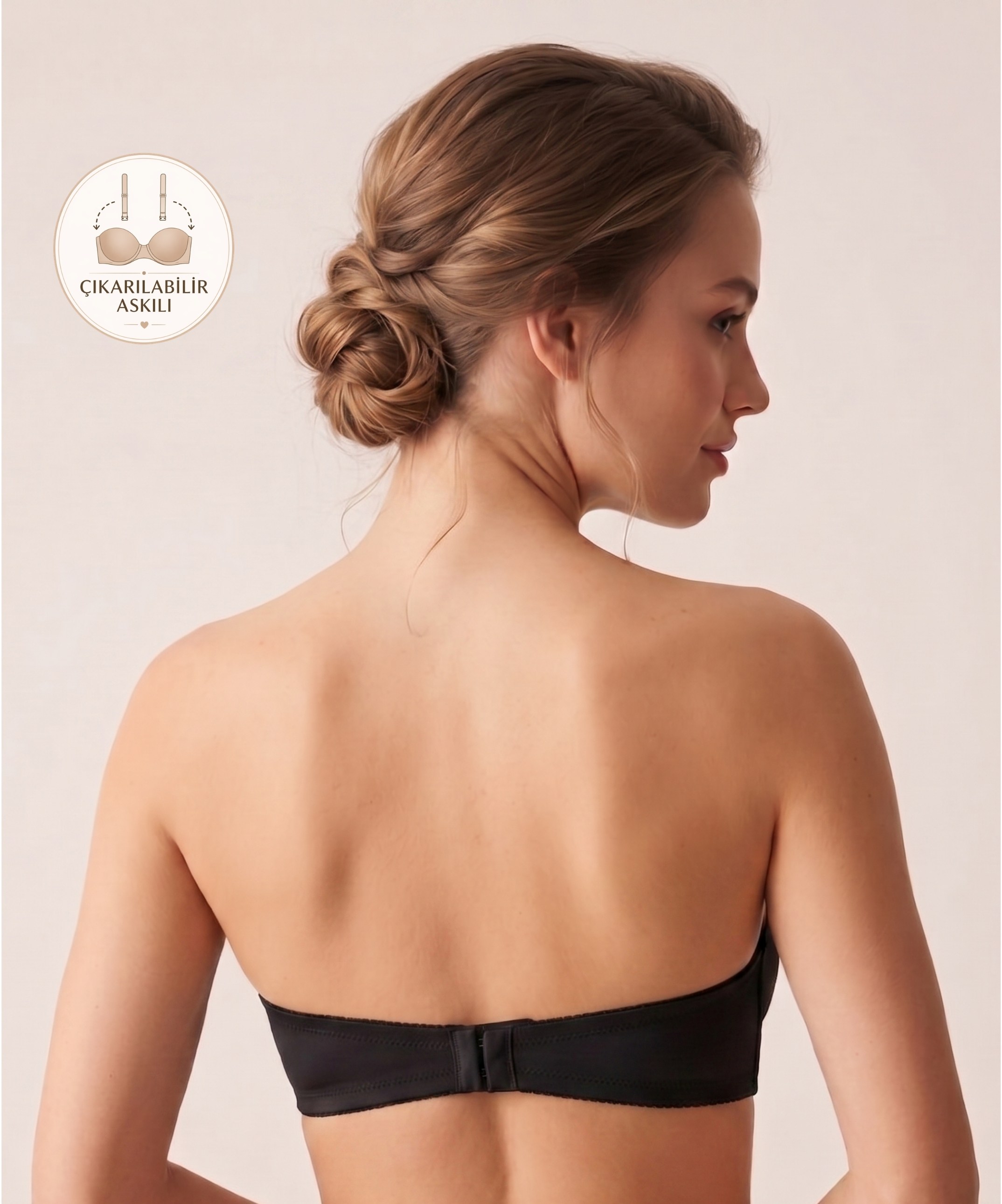 Betty Double Push Up Destekli Sütyen - SİYAH - 2