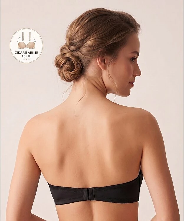 Betty Double Push Up Destekli Sütyen - SİYAH - 2