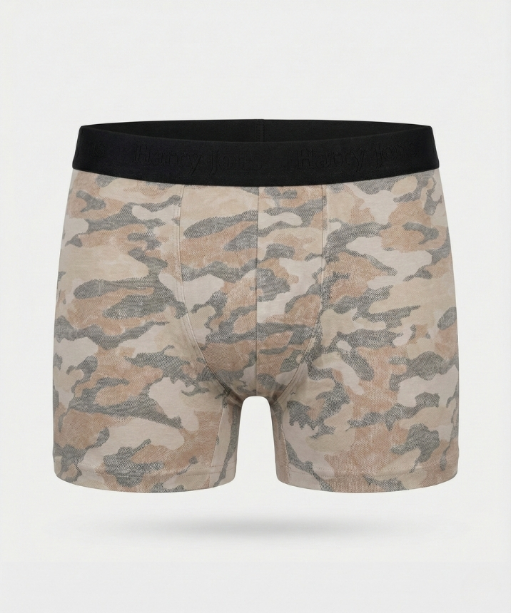 Desenli Likralı Erkek Boxer - COMMANDER - 1