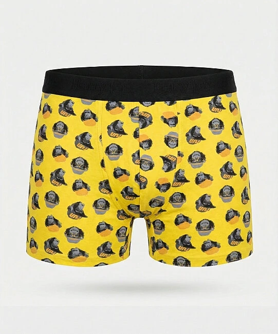 Desenli Likralı Erkek Boxer - MR.MONKEY
