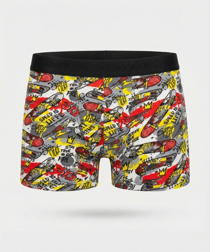 Desenli Likralı Erkek Boxer - SPEED