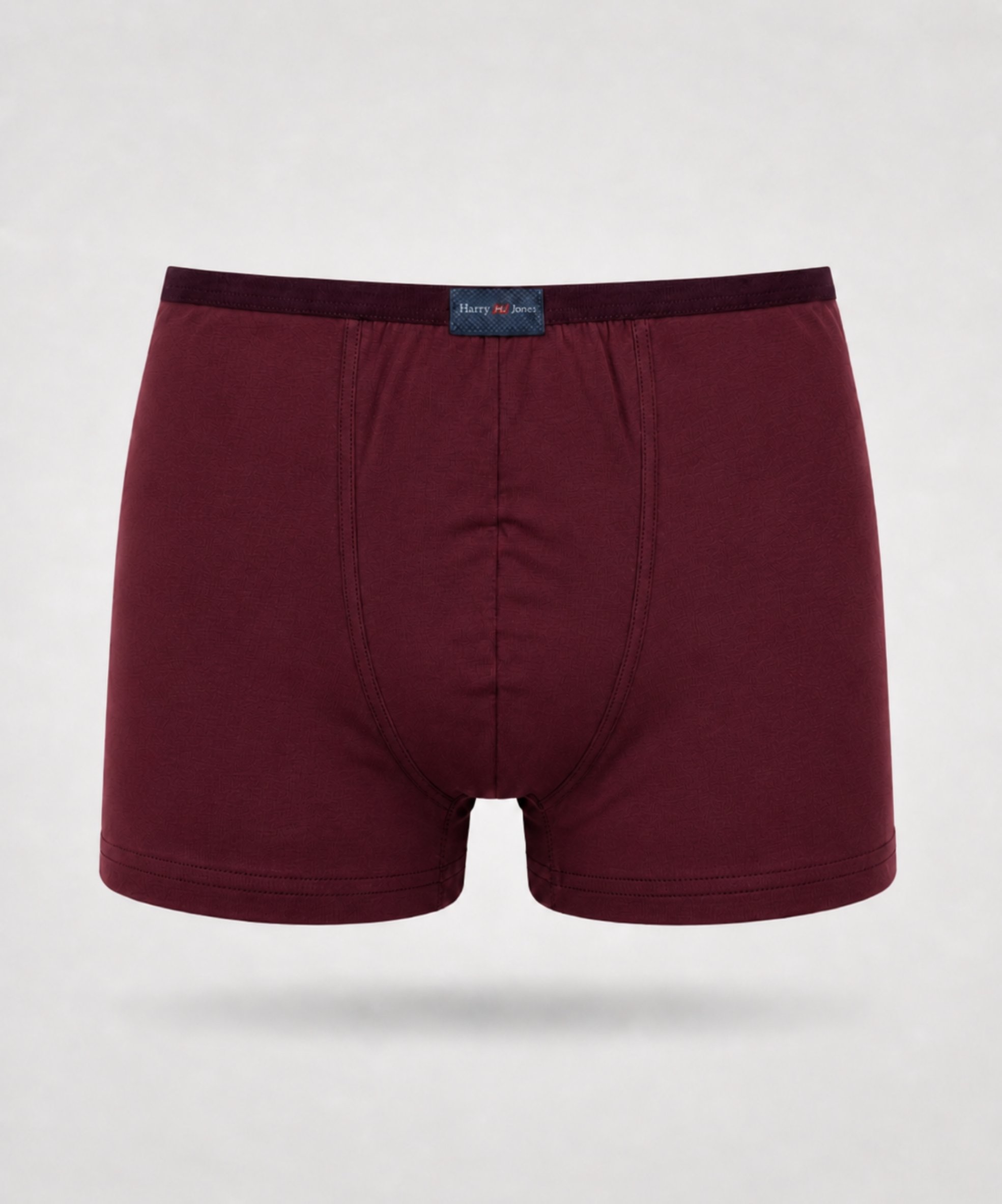 Erkek İnce Kemerli Modal Penye Boxer - BORDO