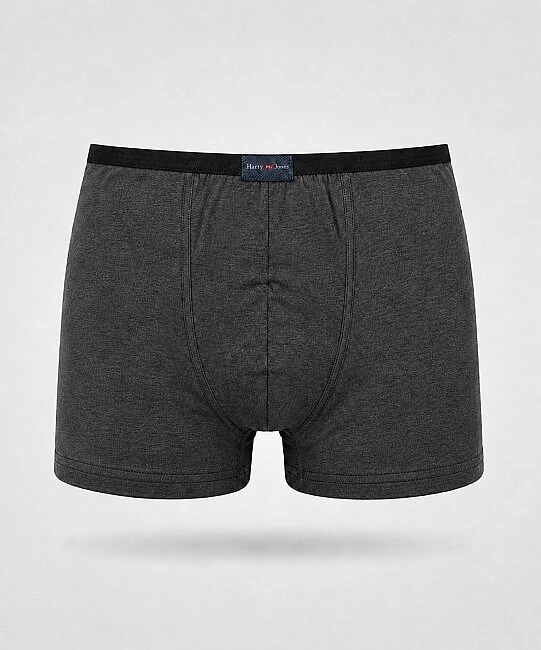 Erkek İnce Kemerli Modal Penye Boxer - FÜME