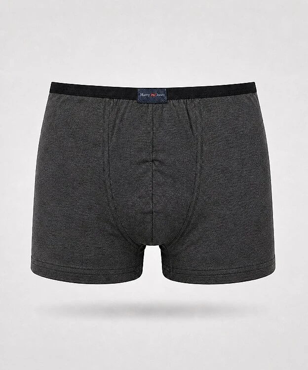 Erkek İnce Kemerli Modal Penye Boxer - FÜME - 1