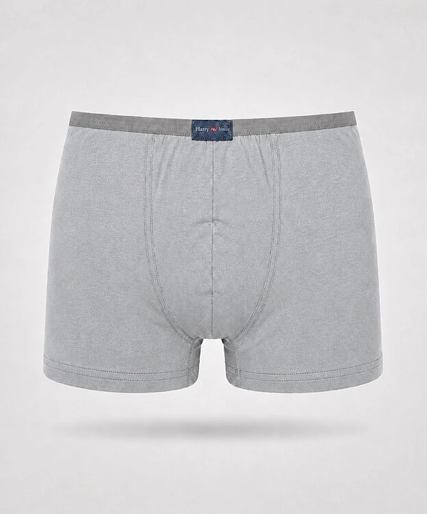 Erkek İnce Kemerli Modal Penye Boxer - GRİ - 1