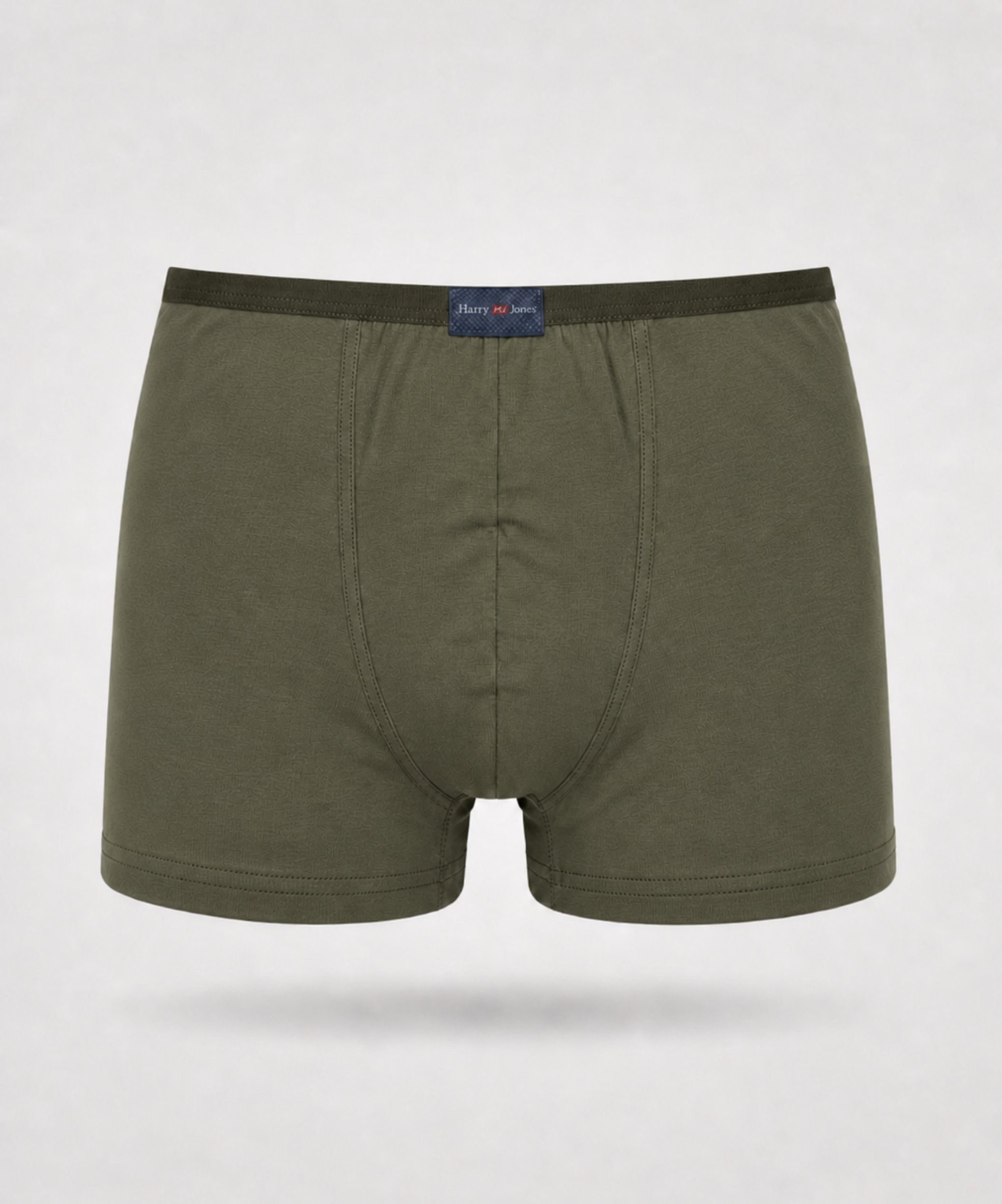 Erkek İnce Kemerli Modal Penye Boxer - HAKİ