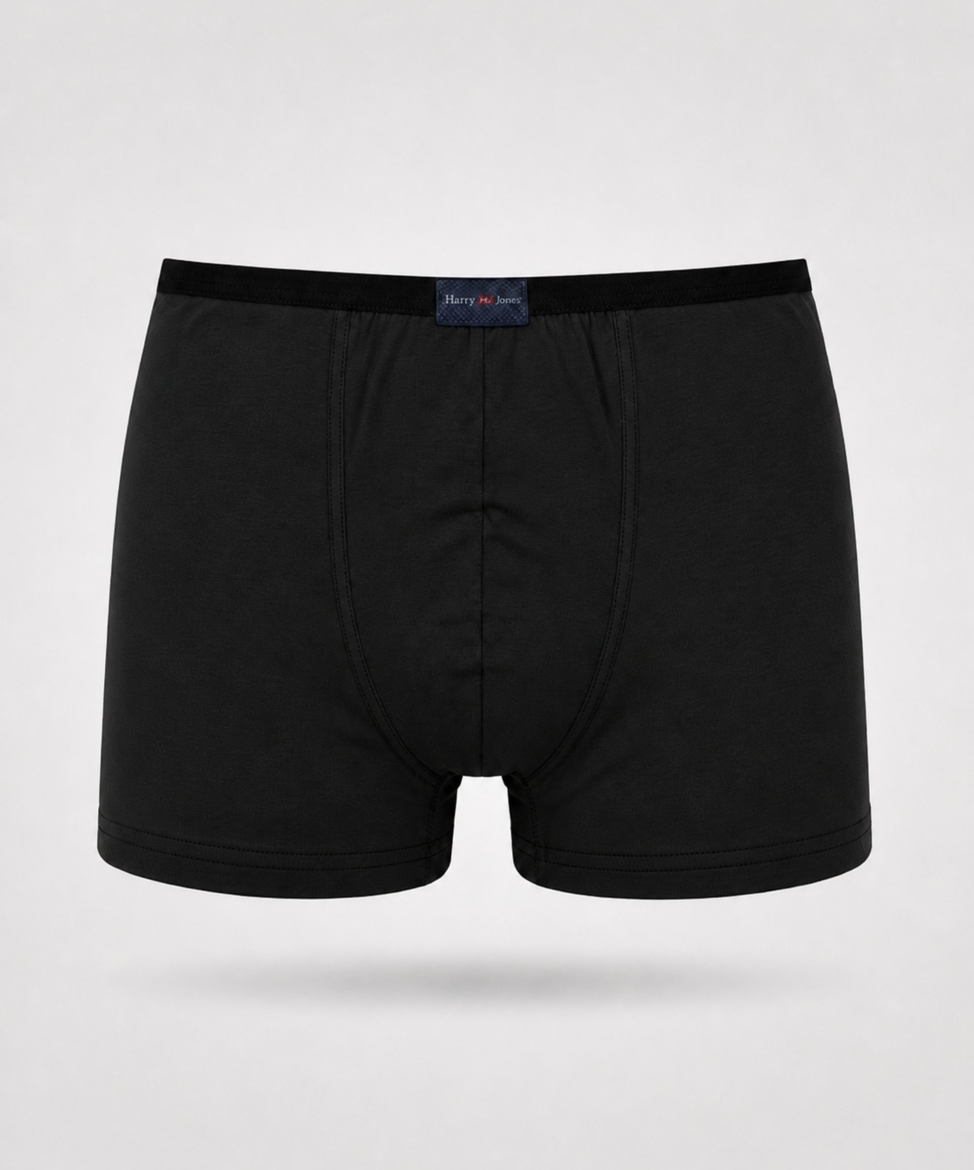 Erkek İnce Kemerli Modal Penye Boxer - SİYAH