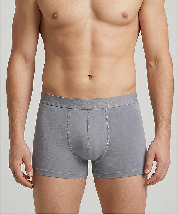 Erkek Likralı Boxer - GRİ - 2