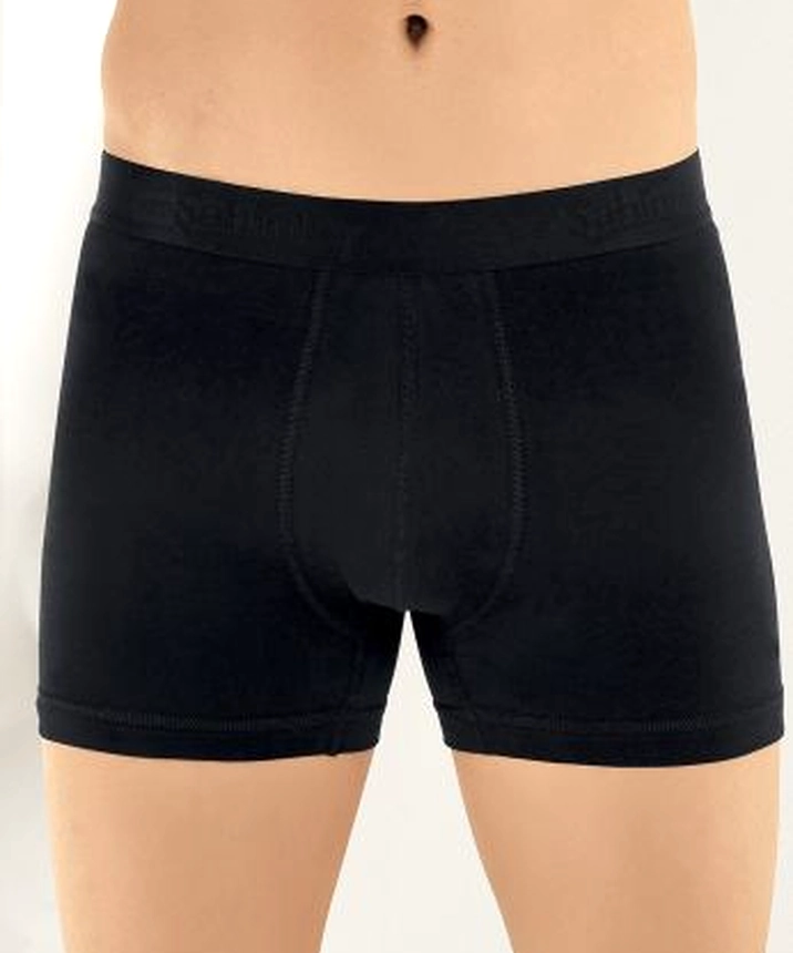 Erkek Likralı Boxer - SİYAH - 1