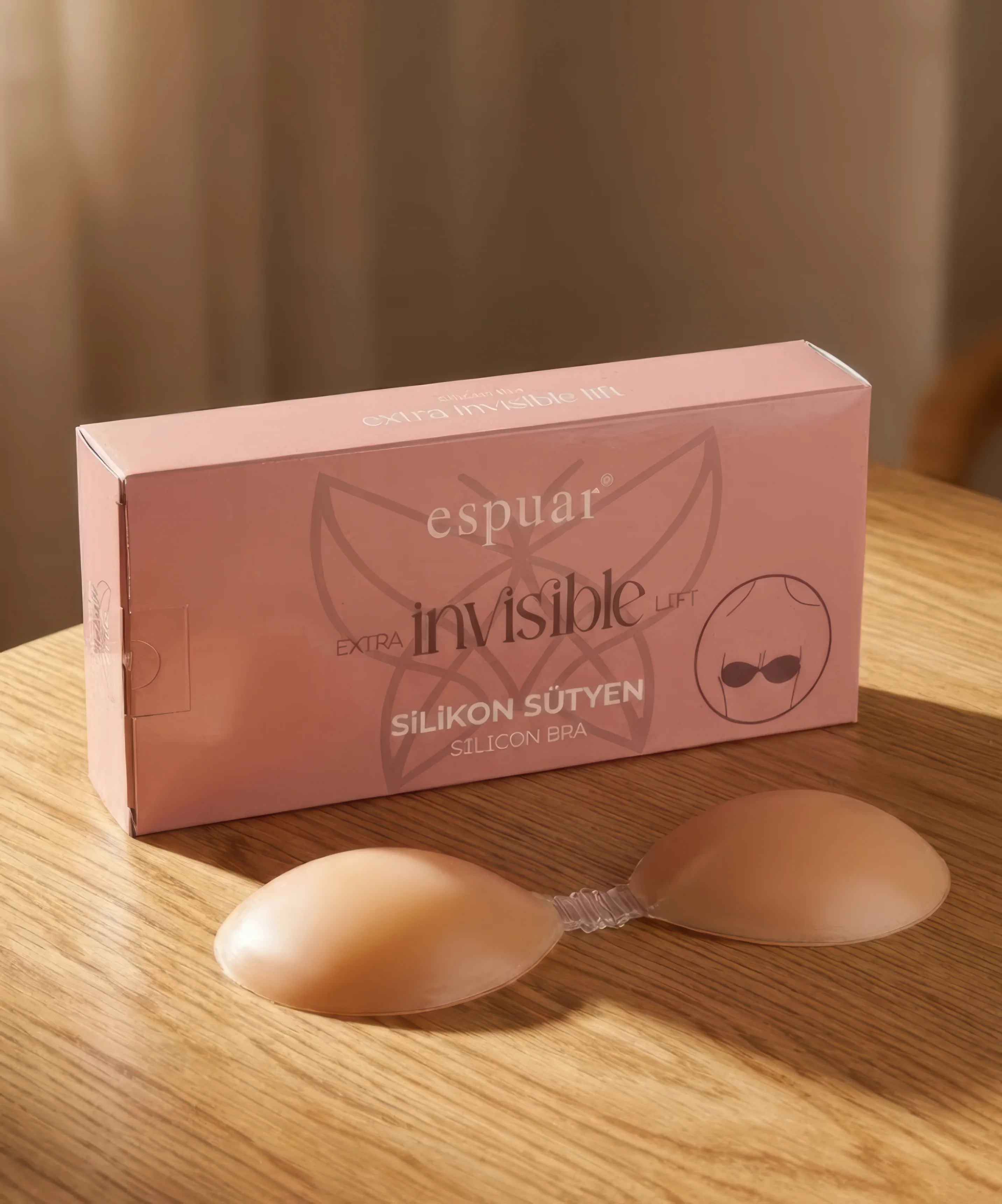 Yapışkanlı Silikon Sütyen - TEN - 3
