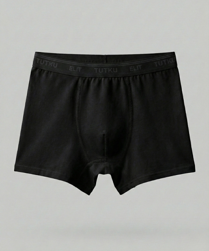 Modal Elestan Erkek Boxer - SİYAH