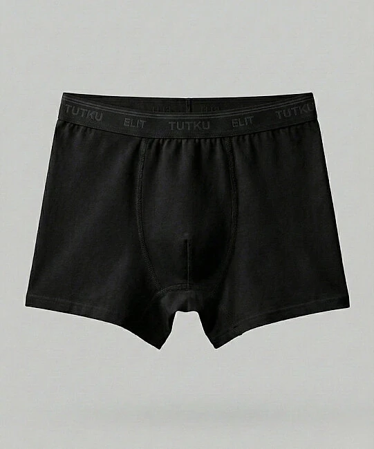 Modal Elestan Erkek Boxer - SİYAH 