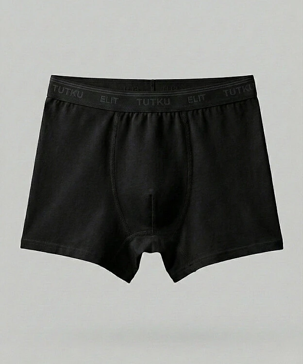Modal Elestan Erkek Boxer - SİYAH - 1