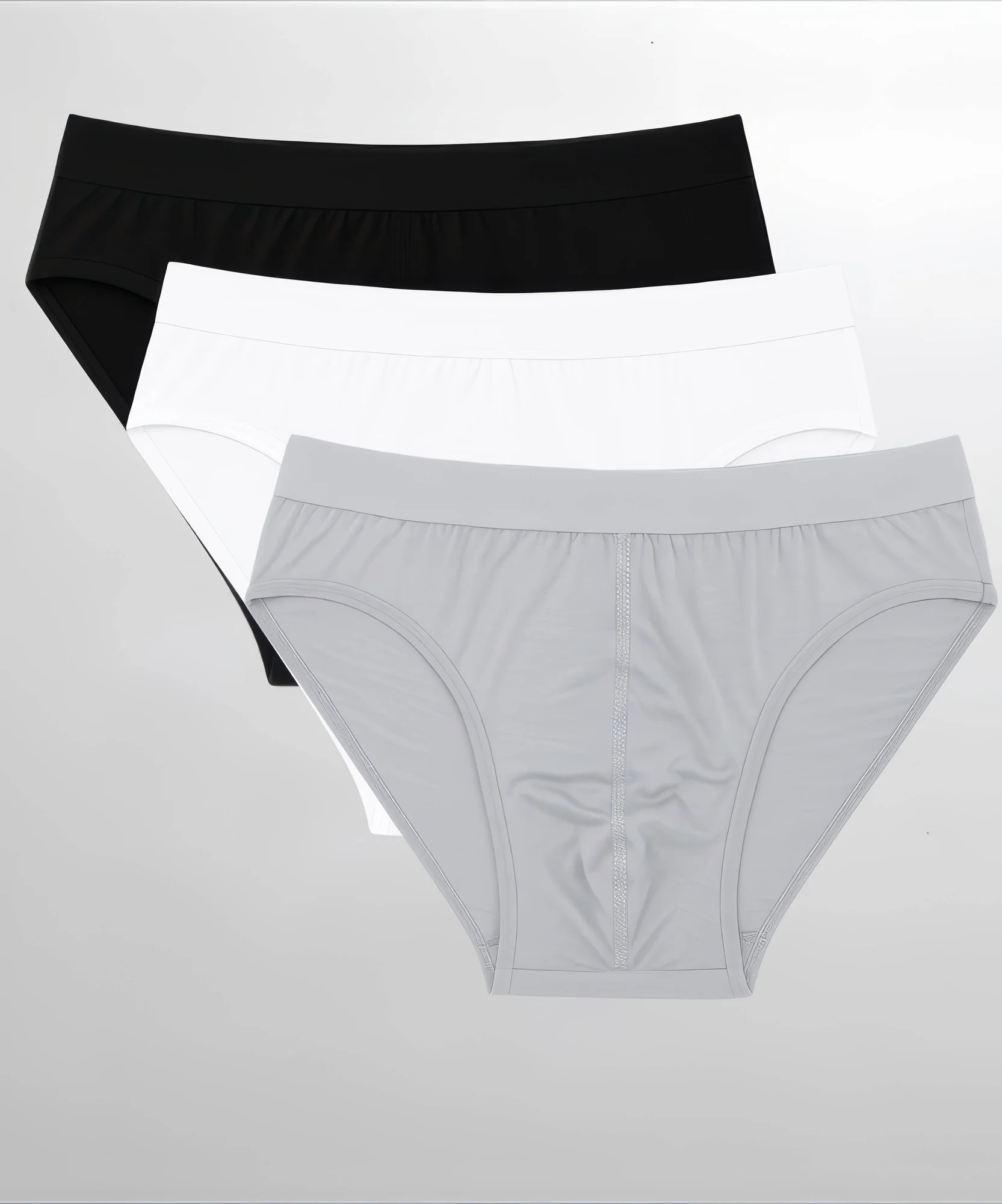 3'lü Paket Bambu Kemerli Slip Erkek Külot - ASORTİ
