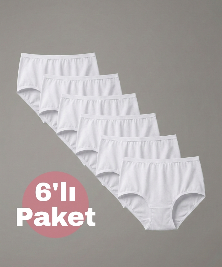6'lı Paket Modal Toparlayıcı Bato - BEYAZ