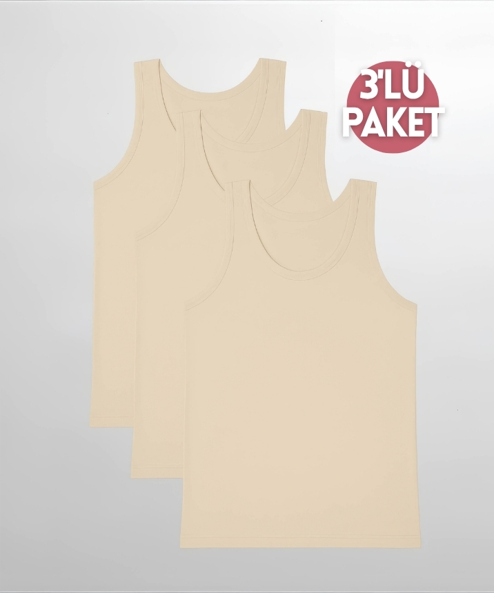 3'lü Paket Modal Erkek Atlet - TEN (1)