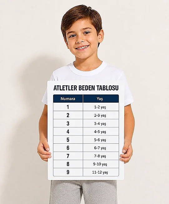 Pamuklu Ribana Bisiklet Yaka Erkek Çocuk Atlet - BEYAZ (1)
