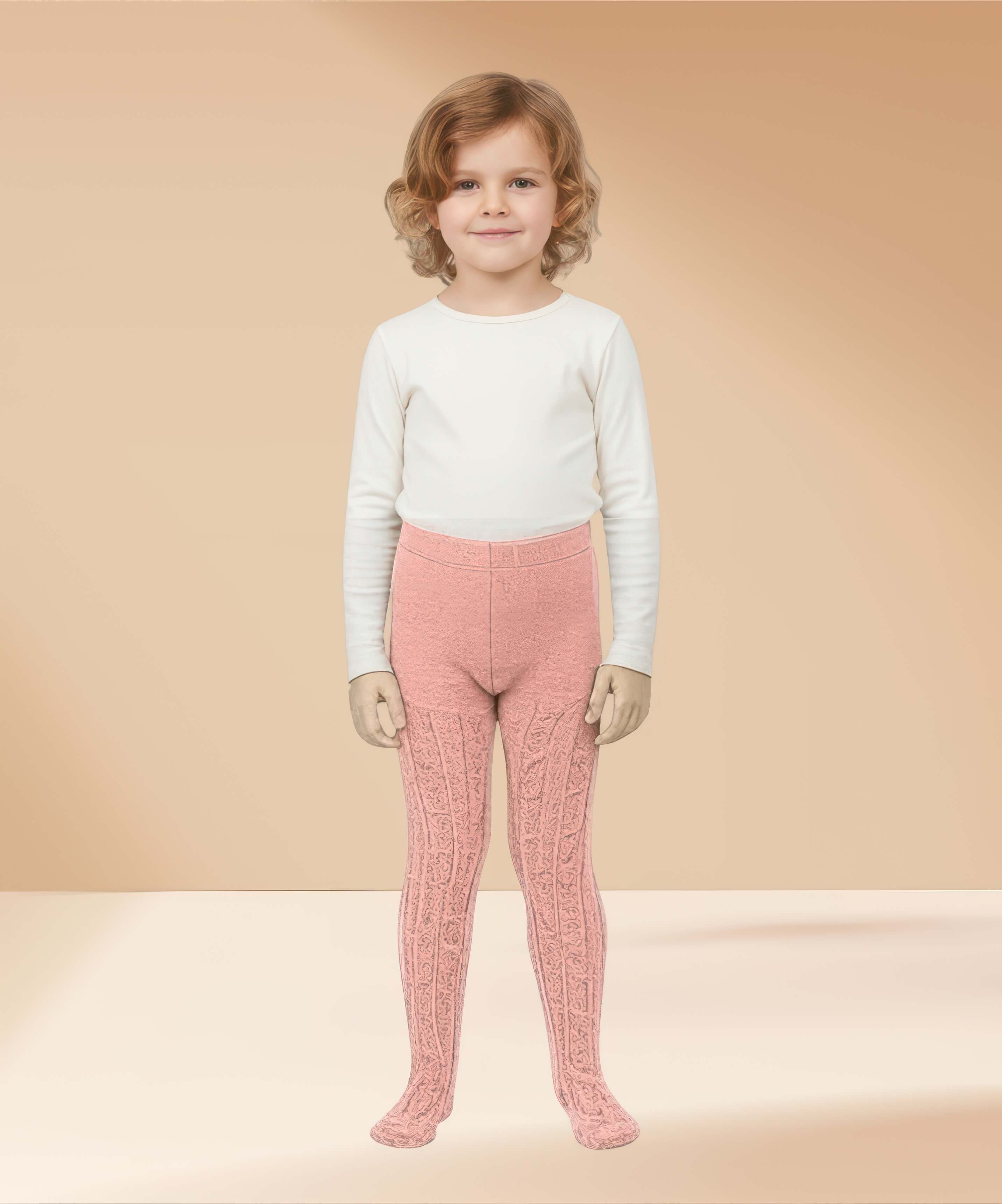 Karina Çocuk Külotlu Çorap - Açık Pembe