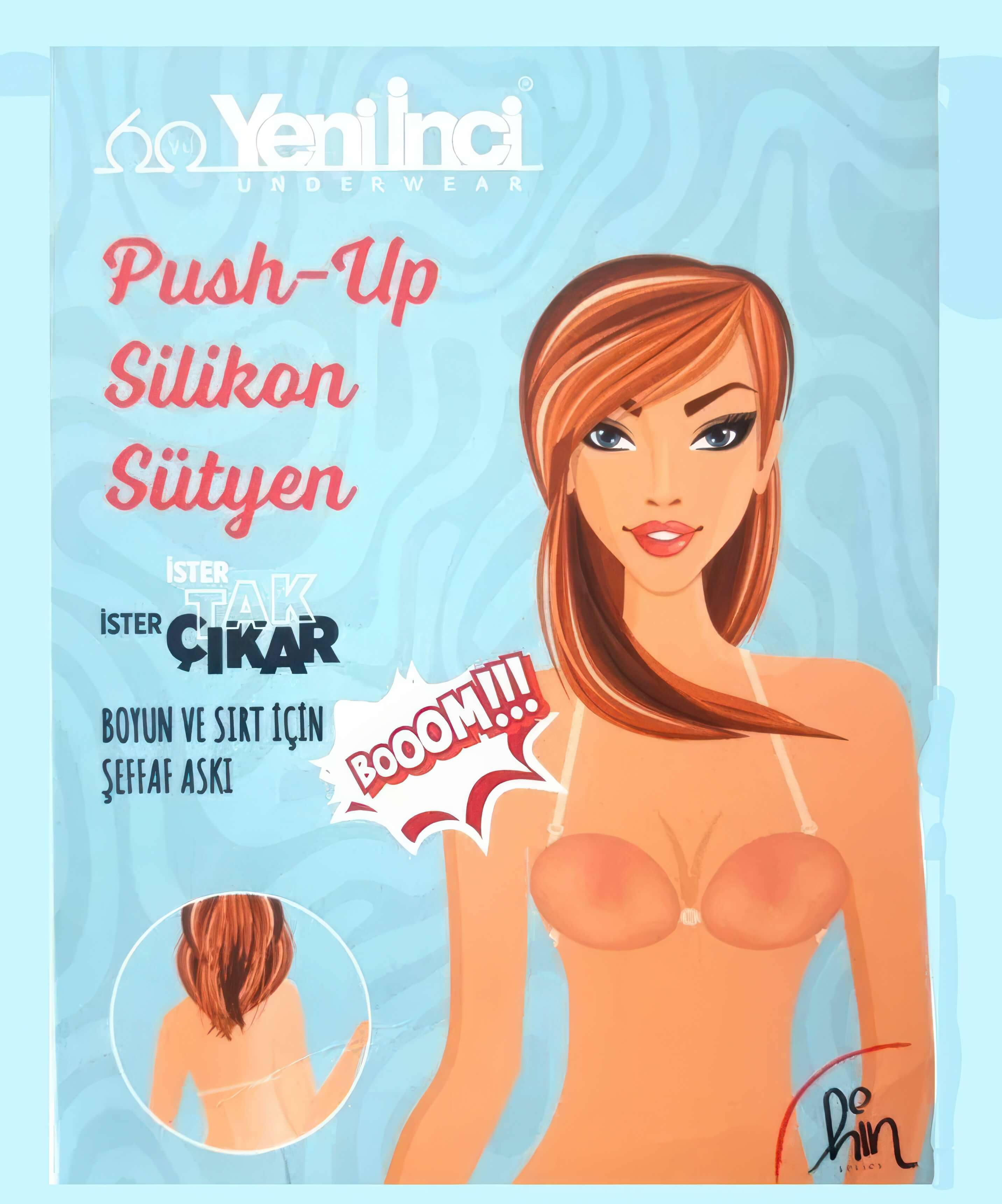 Push-up Silikon Sütyen - TEN (1)