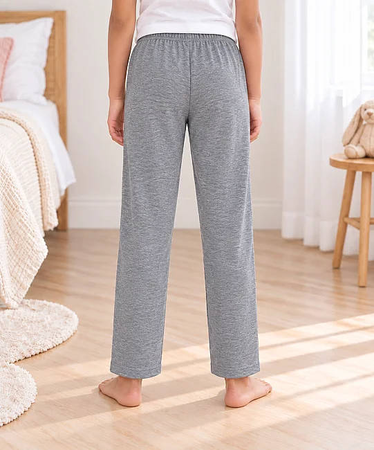 %100 Pamuk Çocuk Pijama Altı - GRİ - 3