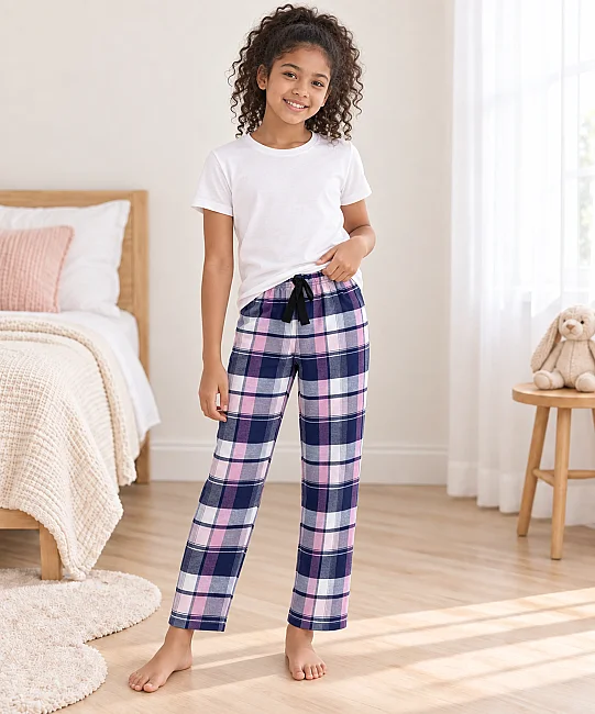 %100 Pamuk Çocuk Pijama Altı - LACİVERT (1)