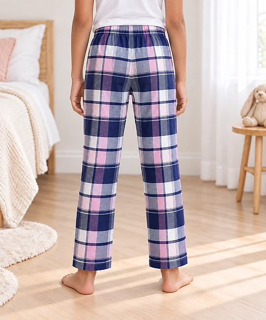 %100 Pamuk Çocuk Pijama Altı - LACİVERT - 3