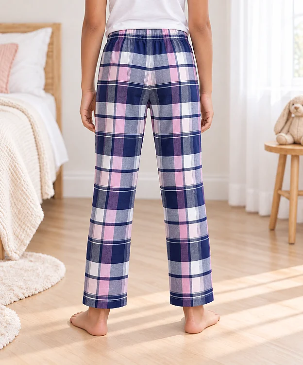 %100 Pamuk Çocuk Pijama Altı - LACİVERT - 3